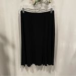 Vintage Y2K jersey slinky black elastic waist pull on skirt mini whimsigoth Size M Photo 6