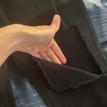 Black Knee Ripped Destroyed Mom Jeans Photo 4