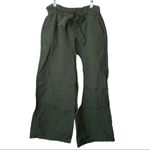 BP . Paperbag Army Green Olive Belted High Waisted Pants Size S Photo 1