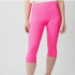 Zyia  Active Hot Pink Zipper Pocket Light n Tight Hi-Rise Crop 17" NWT Size 4 Photo 3