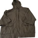 Eileen Fisher Oversized Dolman Sleeve Hooded Rain Jacket/Windbreaker Photo 5