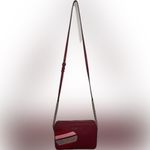 Michael Kors NWOT  Hearts Jet Set Saffiano Leather Red Crossbody Bag Gold Chain Photo 5