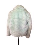 Forever 21 Powder Blue Teddy Jacket Plush Faux Fur Photo 8