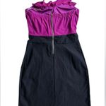 Body Central Pink Ruffled Strapless Sheath Dress Photo 1