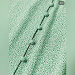 H&M  TREND Green Floral Ditsy Puff Balloon Sleeved Midi Dress size small NWT Photo 4