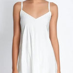 Anthropologie  Women's Medium White Slip Dress Sleeveless‎ Adjustable Straps Photo 0