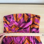 ZARA Jumpsuit Womens Small Printed Bandeau Wide Leg Strapless Geometric Boho NEW Photo 11