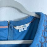 Boden Clementine Jacquard Blue Polka Dot Dress 8 Regular Photo 4