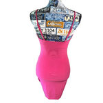 Better Be Hot Pink Bodycon Knee Length Sleeveless Dress Size S Photo 1
