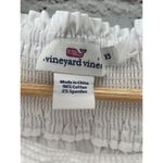 Vineyard Vines  Smocked Off‎ Shoulder White Blouse 3/4 Sleeve Women’s Shirt XS Photo 3