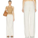 MOTHER the skater prep sneak in ecru wash pants women’s size 25 (small‎ flaw) White Photo 1