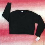 Stars Above  Super Soft Fuzzy V Neck Crop Sweater Photo 1