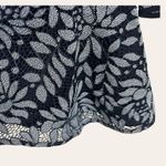 Keepsake Engage Navy Blue Lace Long Ruffle Sleeve Mini Dress Size L Photo 10