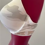 PINK - Victoria's Secret  wear everywhere T-shirt lightly lined Camo Print Bra 36DD Photo 2