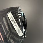 Victoria's Secret Victoria Secret Sports Bra Black & White Stripe Photo 3