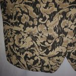 Chaus 14 Jacquard Short Sleeve Button Front Jacket Plus in Gold Black Photo 1