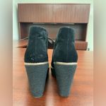 Urban Outfitters  Black High Wedged Lace Up Bootie Photo 3