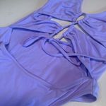 NWOT Women’s Lavender Cut Out One Piece Swimsuit Size Medium Purple Photo 4