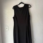 Dress Barn  Y2k Woman Black Dress Sleeveless Midi Witchy Whimsigoth Fall 20W‎ Photo 7