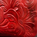 Patricia Nash  | Leather Wristlet w/ Tooled Design in “Lava” Photo 2