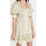 LOVE THE‎ LABEL ANTHROPOLOGIE MINI DRESS SIZE SMALL Green Photo 3