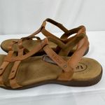 Taos Trophy 2 Honey Supportive Adjustable Leather Sandals Size 10 Brown Photo 11
