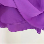 Gibson Latimer Sleeveless Ruffle Layered Front Top Purple Size S NWT Photo 8