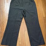 Escada 100% new wool brown tweed dress pants, size 46 or US 16 designer preppy Photo 7