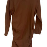 Old Navy Maternity Large light brownish orange dress long sleeve Photo 0