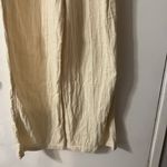 FRNCH  Paris Laurena Cotton Gauze Jumpsuit Button Tie Belt Wide Leg V Lagenlook Photo 5