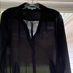 Karlie  Black Sheer Tunic Top Photo 3