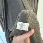 Barefoot Dreams  Bamboo Chiclite dark grey/black long cardigan shawl SMALL Photo 5