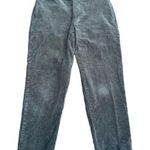 Uniqlo dark green corduroy straight leg pants size 2-demure academia casual Photo 0