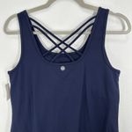 Talbots T by  Womens Dress Size L Navy Blue Sleeveless Tank‎ Bodycon Athletic NWT Photo 4