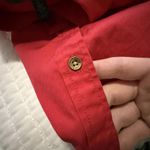 Ralph Lauren Lauren  Red Button Up Long Sleeve Blouse Shirt XL Extra Large Cotton Photo 11