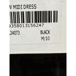 Mon Renn Winslow Midi Dress Linen Strapless Black Minimalistic Women Size‎ M/10 Size M Photo 7