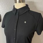 Lululemon Quick Dry Short Sleeve Polo Straight Hem, Black, 8 Black Photo 1