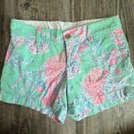 Lilly Pulitzer  the Callahan short Minty fresh fan sea size 4 Photo 0