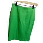 Halogen Back Slit Green Straight & Pencil Skirt with Lining Women's Size 0 Photo 1