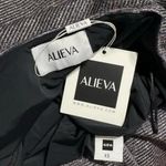 ALIEVA Dasha Modern Midi Dress, Silver, XS Gray Photo 9