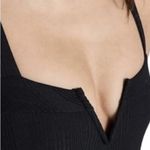 l*space L* Pointelle Rib Cha Cha One Piece Swimsuit Black Size 4 NWT Photo 4