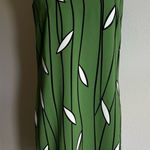 Ann Taylor NWT  Green Black Print Shift Dress Womens 2 Career Work Photo 0