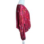 Free People  Wildflower Honey Boho Prairie Blouse Stretch Festival Shirt Top Sz S Photo 4