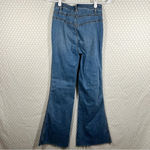 Free People  We The Free‎ Big Flare High Rise Curvy Boho Jeans Photo 2