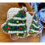 Handmade Caribbean Christmas Tree Earrings  Beaded Ornaments Island Vacat… Photo 8
