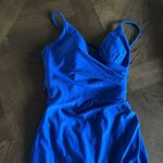 La Femme Lace-Up Back Minidress, Size 2, Royal Blue, $228 Photo 2