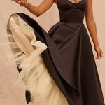 House Of CB ‎ 'Mademoiselle' Black Satin Tulle Midi Dress NWOT size XS Photo 0