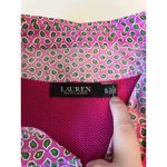 Ralph Lauren Lauren  Woman’s Pink Cotton‎ Paisley Layered Look Sweater Shirt XL Photo 2