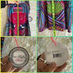 Mara Hoffman Colorful Elephant Print Dress NWT Ganesha dress mini pink blue Photo 11