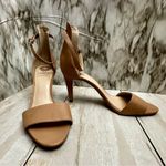 Vince Camuto Tan Heeled Sandals Leather Strappy Sexy Stilettos Summer Vacation Photo 4